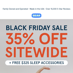 35% Off = Our Biggest Sale Yet