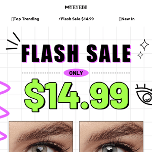 Only $14.99🔥 Explore Our Latest Flash Sale!