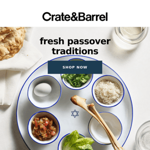 A fresh take on Passover traditions →