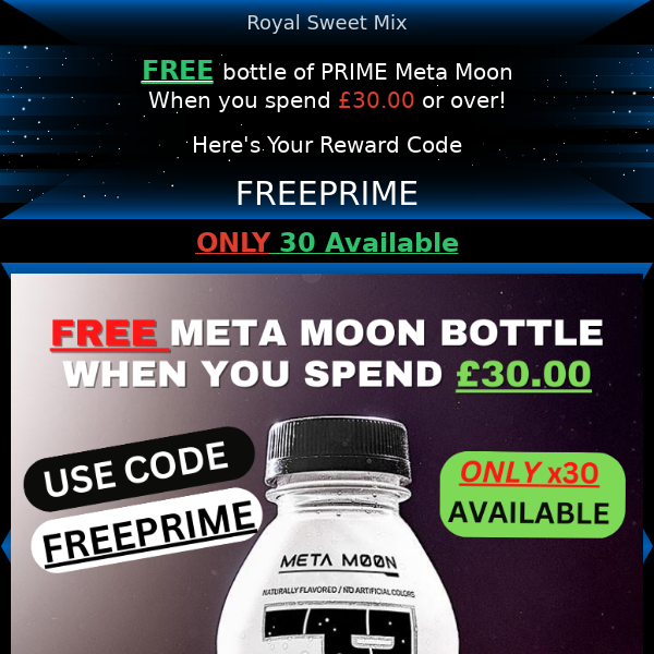 🚀FREE BOTTLE OF PRIME META MOON💯