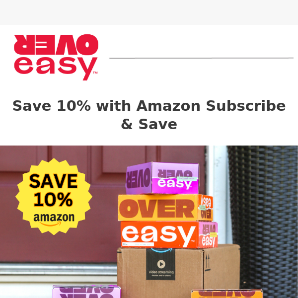 Shop Over Easy on Amazon 📦