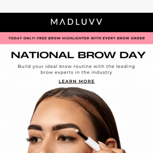 National Brow Day Exclusive 🤎