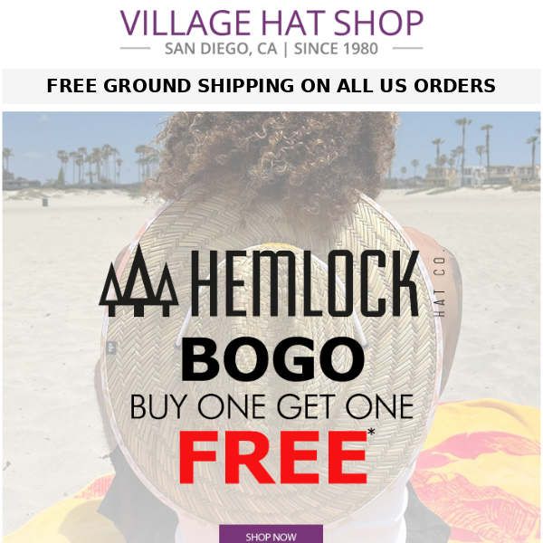 Hemlock Hat Co Buy One Get One Sale Starts Now | FREE Ground Shipping on ALL US Orders