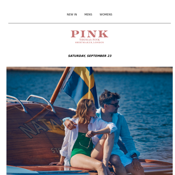 Pink Makes Waves in the Hamptons - Thomas Pink