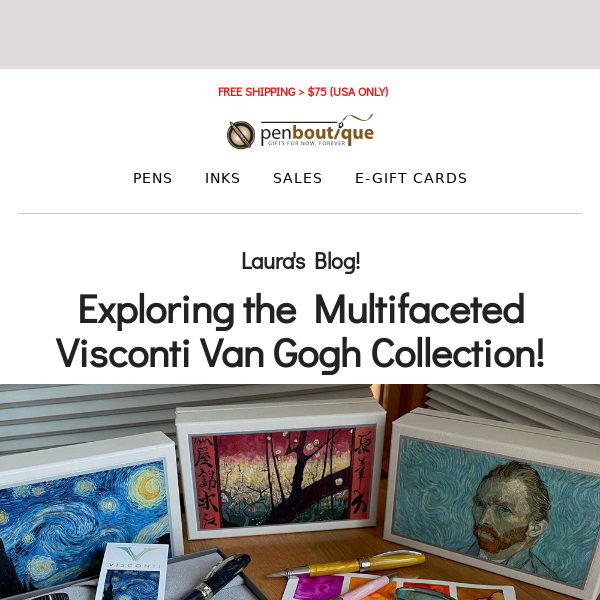 MONDAY READ:  The hype behind Visconti Van Gogh Collection.