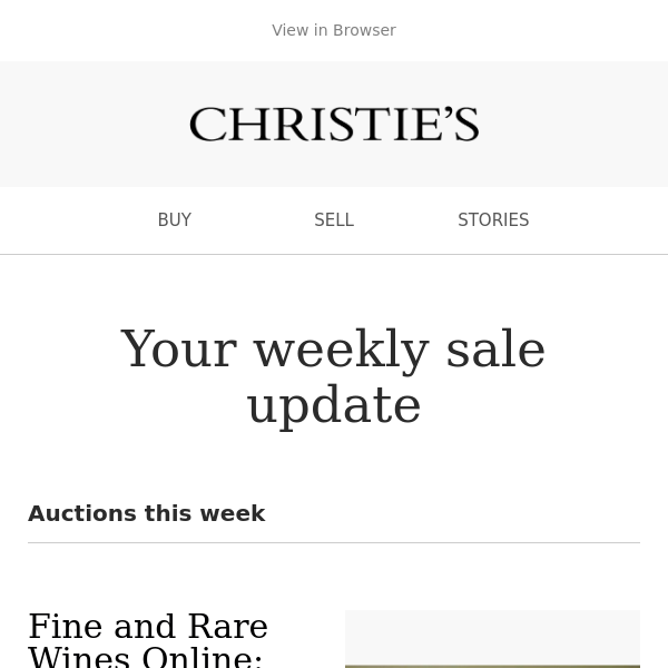 To celebrate its 10th Shanghai Auction Anniversary, Christie's is