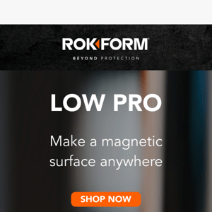 Low Pro: Make a Magnetic Surface Anywhere!