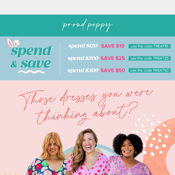 Get The Dress - Spend & Save is On! 😍
