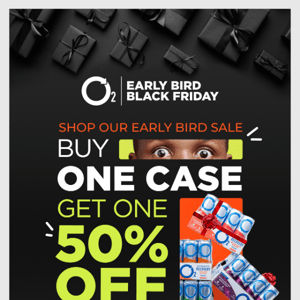 Get 100% More O2 for 50% Off