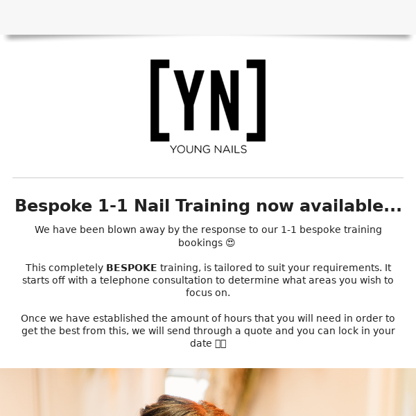 Bespoke 1-1 Training is now available 😍