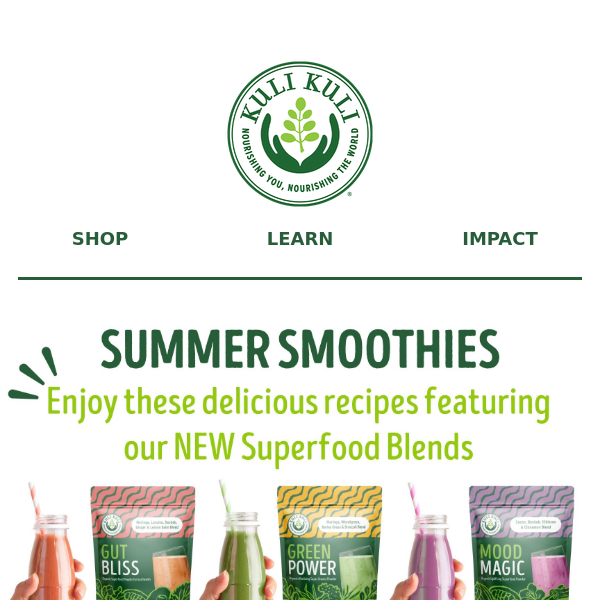 Enjoy A Summer Superfood Smoothie!
