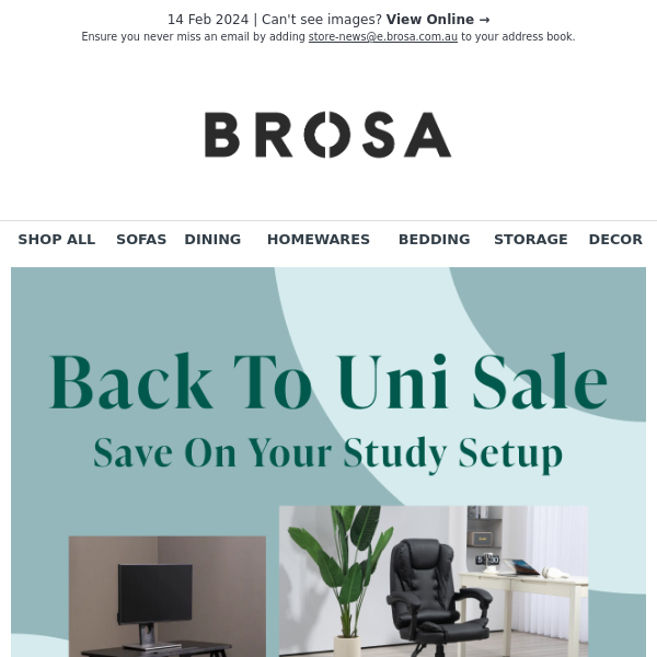 53% OFF Brosa Ginny Office Chair (ONLY $199) in Our Back to Uni Sale!