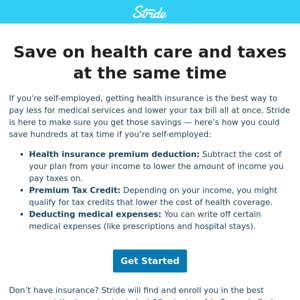 💰How to write off health insurance costs to save on taxes