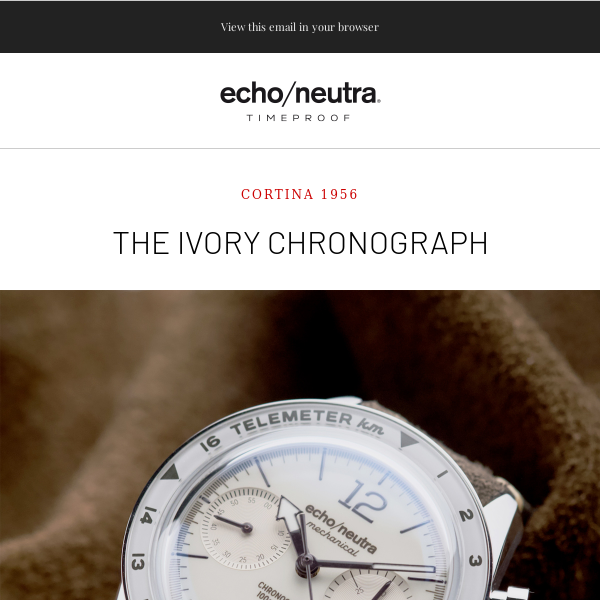 Introducing the Ivory Chronograph ⚪