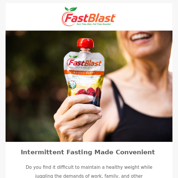 Intermittent Fasting? We've got you covered!