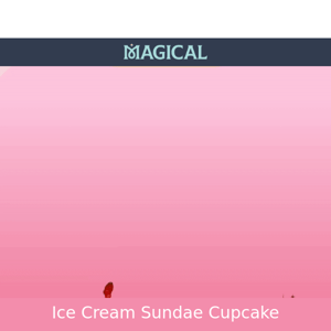 Magical Recipe: Ice Cream Sundae Cupcake🧁😋