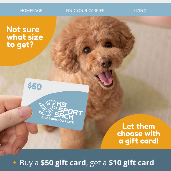 Gift Cards: Buy More for Less! 🤑🐶