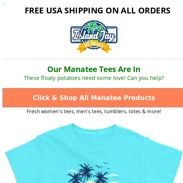 Love Manatees? ❤️ New Manatee Designs Are In