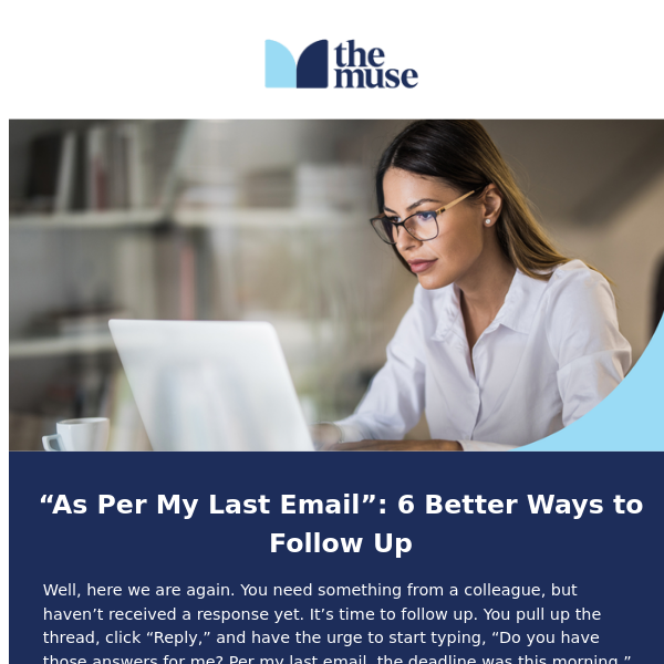 6 ways to say “As per my last email”