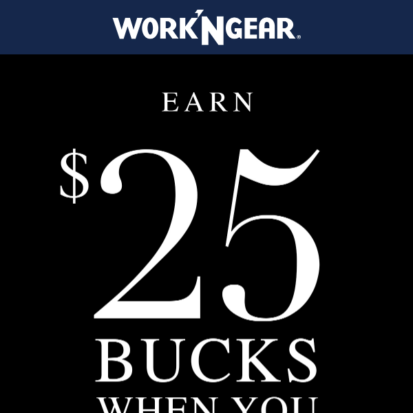 Earn $25 When You Spend $150+
