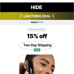 Lightning Deal! 💥 FREE 2 Day Shipping + 15% off
