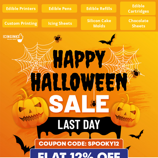 Last Chance: Halloween Sale ends today!