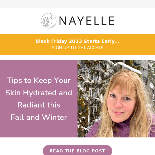 4 Tips to hydrated skin in colder months