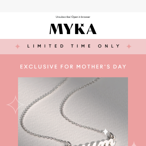 For the Mums: Free Necklace Gift