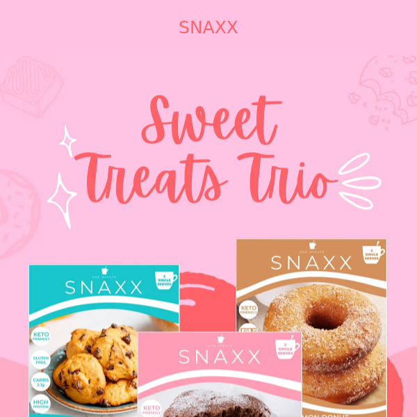 SWEET TREATS TRIO BOX! ONLY $9.95 - LIMITED STOCK