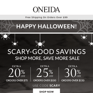 Take Up To 30% Off 🎃