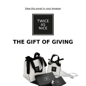 The gift of giving