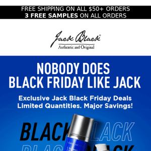 BLACK FRIDAY IS HERE!