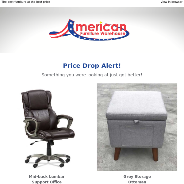 Price Drop Alert: Mid-back Lumbar Support Office has a new, lower price.