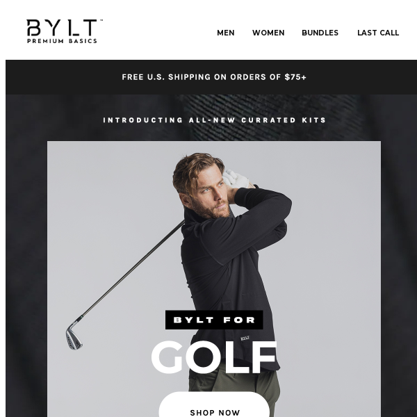 BYLT for Golf ⛳ Curated Kits