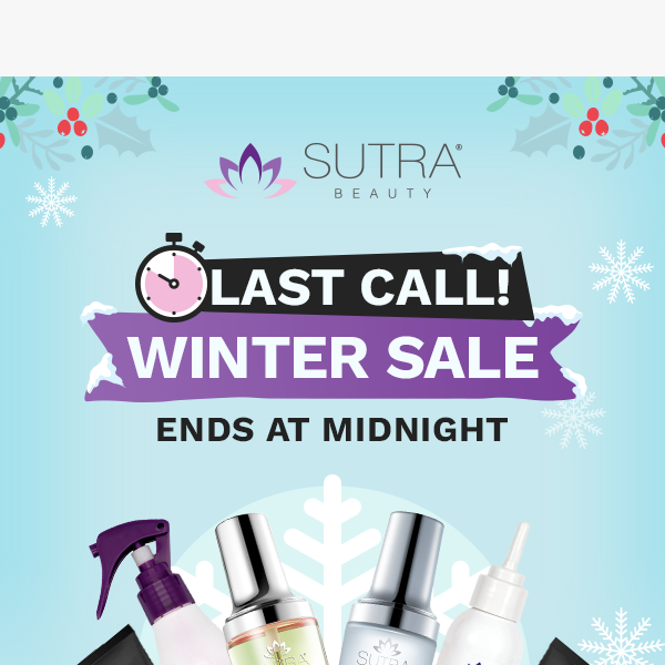 Our winter sale is coming to an end