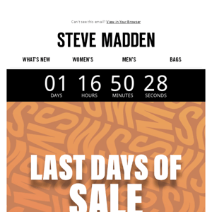 Last Days of SALE 🔥