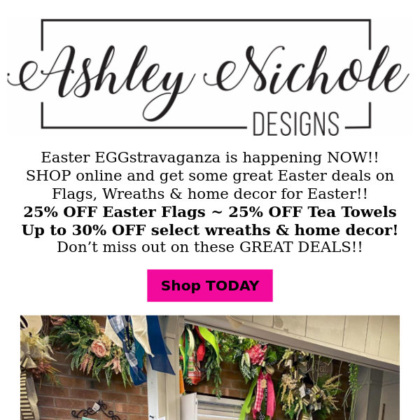 Easter EGGStravaganza!!! Shop the online sale DEALS too!