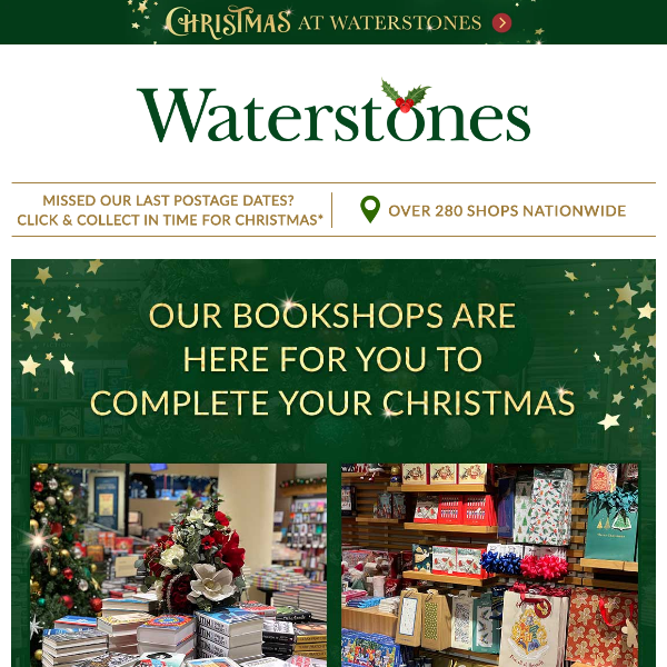 Get Christmas Wrapped Up With Waterstones