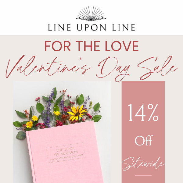 💌 For the LOVE! It's a Valentine's Day Sale!!