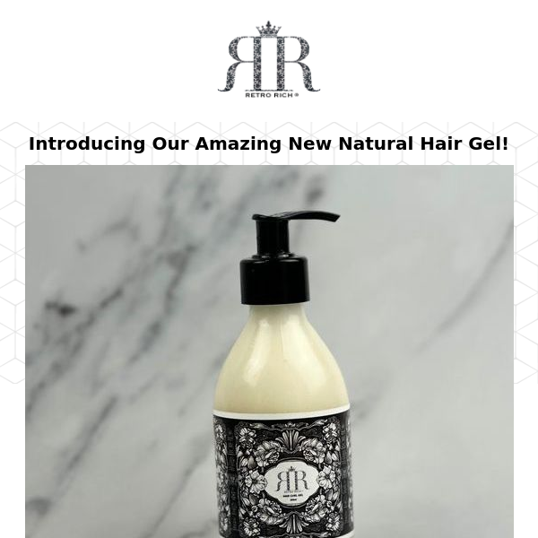 Introducing Our Amazing New Natural Hair Gel!