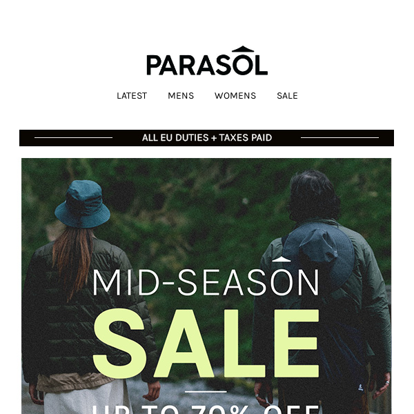 Mid Season Sale ... Up To 70% Off.