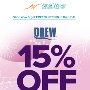 EXCLUSIVE! 15% off Drew Shoes!