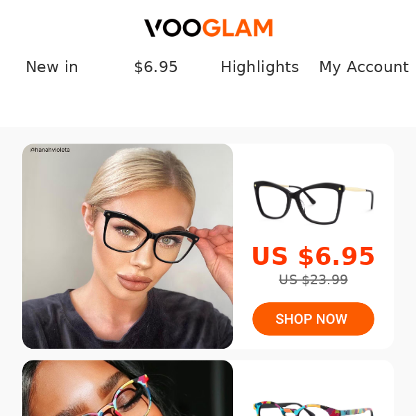 🤗 Express your unique style with a new pair of glasses.😎