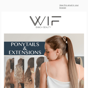 Change your look in 5 seconds | Ponytails & Extensions 😉