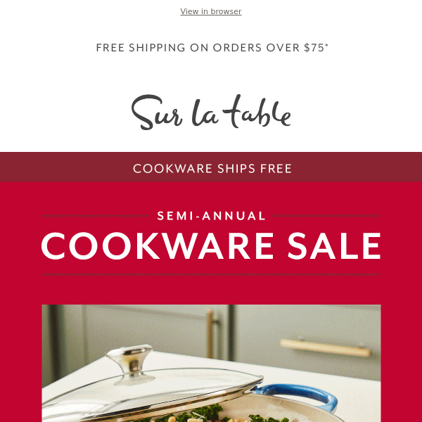 NEW deals just added: Staub, Scanpan and more.