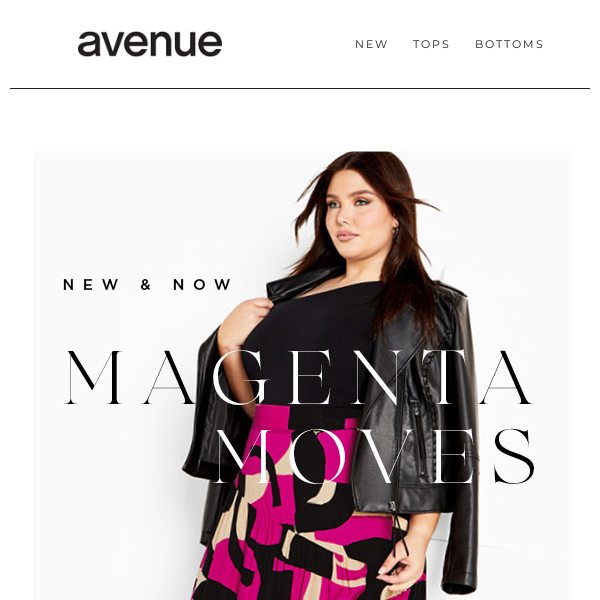 New & Now: Magenta Moves With 60% Off* Sitewide