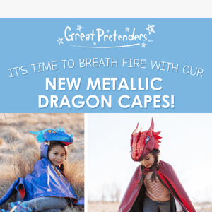 Calling All Dragon Lovers: Unveiling Our Most EPIC Metallic Dragon Capes  Yet!🐉 - Great Pretenders
