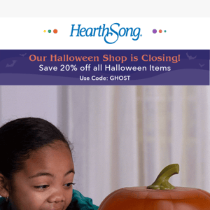 20% off all Halloween!