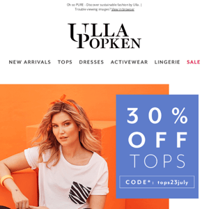 All tops are 30% Off