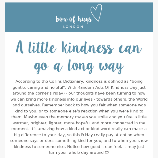 Send A Little Kindness With A Hug